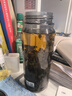 希乐（cille）塑料水杯大容量tritan夏季男女学生运动健身便携刻度茶水分离杯子 实拍图