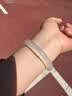 VTL天然香槟金玛瑙玉髓手镯女冰透玉镯子白月光玉手镯520情人节礼物 香槟金马料 高货 58圈口 实拍图