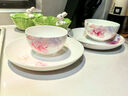 华光 陶瓷 面碗汤碗碟盘筷勺 高档骨瓷餐具家用 结婚瓷器 花好月圆 4.5英寸碗【单只】 实拍图