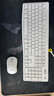 罗技（Logitech）MK295 企业级轻音键鼠套装 无线键鼠套装 办公键鼠套装 全尺寸 带无线2.4G接收器 白 实拍图