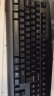 双飞燕（A4TECH)KB-8U 键盘有线 薄膜办公打字用键盘笔记本外接台式电脑通用键盘104键 USB接口 黑色 实拍图