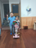 钰贝嘉儿童滑板车1-3—6-12岁可折叠可坐可骑滑男宝女宝踏板滑滑溜溜车 太空粉+闪光轮+音乐+可折叠座椅 闪光轮带座椅 实拍图