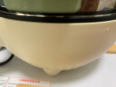 牧利派电炒锅炒菜电煮锅电火锅多功能家用电热锅多用途锅不粘锅一锅多用蒸煮煎炒一体锅小家电料理锅插电 米白色-电炒锅不粘锅 带木铲【配加长电线】 特厚款3.5升 智能款-无蒸笼 1-3人 实拍图