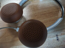 联想（Lenovo）复古潮流降噪头戴式无线蓝牙耳机 音乐游戏高音质金属千禧网红明星显小时尚头戴穿搭耳机  TH66棕 实拍图