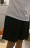 匹克 运动短裤夏季男新款速干透气梭织短裤舒适五分裤跑步健身裤子 黑色 M (170) 实拍图