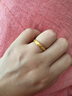 周生生黄金戒指Amore足金开口戒女款 求婚78036R计价3.45克 实拍图
