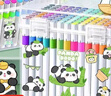 丙烯马克笔卡皮巴拉贴纸小学生专用女孩礼物水彩笔可叠色彩色笔防水儿童画笔 其他/other 48色（送熊猫贴纸+升级收纳桶） 实拍图