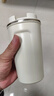 广意咖啡杯高颜值不锈钢保温带盖随行杯男士车载便携水杯大号白GY7976 实拍图