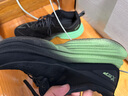 特步一体成型3代跑步鞋男体考耐久竞训支撑轻盈跑鞋女休闲运动情侣鞋 黑/荧光果绿-极光夜影-男 41.5 实拍图