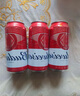 百威百威（Budweiser）淡色拉格啤酒 500ml*18听整箱装 经典纯生 实拍图