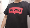 Levi's李维斯情侣美式宽松印花时尚简约舒适潮流纯棉圆领短袖T恤 灰色 002A0-0003 2XL 实拍图