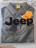 吉普（JEEP）短袖T恤男士夏季polo衫潮流休闲宽松凉感衣服男装 军绿 XL 实拍图