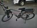 飞鸽26寸锂电池电动车助力电动自行车禧玛诺变速碟刹超长续航电瓶车新国标通勤代步山地车 F58深空灰-辐条轮/速度传感 6Ah-约电动续航24KM 实拍图
