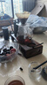 CLITON手冲咖啡壶套装手摇磨豆机手磨咖啡机手冲壶滤杯收纳木支架9件套 实拍图