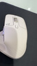 罗技（Logitech）大师系列 MX Master 3S 无线蓝牙鼠标 人体工学 办公 静音鼠标 高端 珍珠白 带无线接收器 实拍图