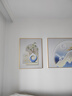 猫九酱奶油风客厅装饰画福鹿三联画高级感壁画大气沙发背景墙挂画 实拍图