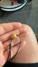 中国黄金（CHINA GOLD）足金六字真言转运珠硬金钱福字黄金手链男女款DIY串珠配件520礼物 12mm六字真言珠 约1g【国金礼盒】 实拍图