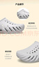 卡骆驰（CROCS）檀健次同款波波洞洞鞋舒适百搭男户外沙滩鞋包头拖鞋女鞋|207937 大气灰-1FT 尺码偏大，选小一码 41 /42(260mm) 实拍图