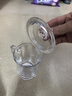 青苹果加厚耐热玻璃茶杯带盖茶饮杯盖杯带把杯子办公家用喝水杯泡茶杯 品质泡茶杯【带盖】- 360ml 1只 实拍图