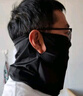 回力空顶遮阳帽子男夏季防晒户外登山防紫外线潮流大檐太阳帽出游遮脸 黑色【遮阳帽+面罩+冰袖】 实拍图