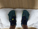 Vibram公路跑步五指鞋男 户外晨跑健身运动鞋透气耐磨跑步鞋 V-RUN 北海蓝/海军蓝 41 实拍图