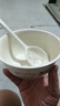 可爱饭碗带勺家用小萌宠辅食碗吃饭碗宿舍甜品碗情侣款碗盘餐具 小懒熊一碗一勺 实拍图