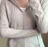 蕉下（beneunder）凉感运动防晒衣女AL90024辣妹防晒服防紫外线薄烟紫M 实拍图