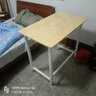 舒客艺家 电脑桌台式小户型小桌子家用学习桌写字办公书桌电竞长条桌子 木纹白架单桌80*50*74 加固电脑桌 实拍图