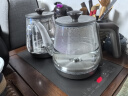 FUNORK全自动上水电热水壶煮茶烧水一体机茶台泡茶烧水壶茶几茶桌嵌入式抽水电茶壶茶具套装 1L 钛灰色-双壶上水煮茶款（37*20cm） 实拍图