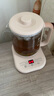 九阳（Joyoung）1.8L大容量养生壶煮茶器 316L不锈钢材质茶篮 800W大功率电水壶保温花茶壶烧水壶K18D-WY601(茶) 实拍图