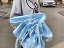 JCZS德国品牌迷你七折太阳伞生防晒防紫外线便携小巧晴雨两用遮阳伞 胶囊盒-七折-晨雾蓝 三折168股 x 92cm 实拍图