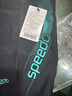 速比涛（Speedo）泳裤男动感大标弹力速干不贴身抗氯平角泳裤 中灰蓝 34 实拍图