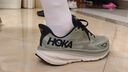 HOKA男款秋季克利夫顿 9跑步鞋CLIFTON 9轻量耐磨缓震 海苔绿/青苔绿 43 实拍图