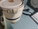 美的（Midea）电煮锅 电炒锅 便携式折叠锅 分体式小电锅 316L不锈钢 0涂层旅行出差烧水冲奶多功能锅 XZC16X01 实拍图