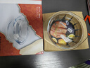 菲内克斯 家用微波炉耐高温蒸蛋碗煲带盖钢化玻璃煲透明双耳沙拉泡面汤碗 浅煲四件套0.65L+1.0L+1.4L+1.7L 实拍图