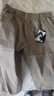 花花公子2025纯棉男士休闲裤秋冬季新款加绒加厚宽松直筒中青年工装长裤男 2223卡其色 100%棉【春秋款】 XL 适合140-160斤体重 实拍图