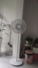美的（Midea）【品质推荐】七叶轻音柔风电风扇/家用省电落地扇/台式电扇/广角摇头节能宿舍小型风扇 SAE35CA 实拍图