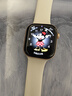Apple/苹果 Watch Series 10 智能手表GPS款46毫米玫瑰金色铝金属表壳淡桃粉色运动型表带M/L MX2A3CH/B 实拍图