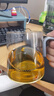 富光茶杯茶水分离男士泡茶玻璃喝水杯子办公室高档送礼花茶杯公道杯 实拍图