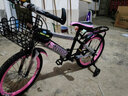 优诗诺（YOUSHINUO）儿童自行车山地车男女孩单速变速辐条一体轮可选6-8-9-15岁学生车 单速黑粉+大礼包 20 寸适合125-145CM 实拍图