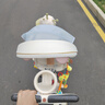 宝之轩遛娃神器婴儿车0-6岁用折叠可坐可躺双向宝宝推车儿童轻便高景观 可躺双向+餐盘+脚托 米白 实拍图