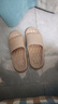 利达妮（TZLDN）外穿拖鞋男士夏季踩屎感防滑防臭室内家居家用情侣凉拖鞋加大码 咖啡 46-47 (适合45-46码) 实拍图