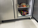 英联瑞仕四门冰箱商用冷藏冷冻双温冰柜六门大容量冰箱餐饮厨房饭店立式不锈钢保鲜柜四开门冰箱冷藏展示柜 豪华款铜管四门双温上冷藏下冷冻 实拍图