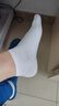 全棉时代男女袜子情侣全棉5A抗菌透气中长筒袜短筒袜4双装 实拍图