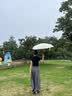 JCZS德国品牌迷你七折太阳伞生防晒防紫外线便携小巧晴雨两用遮阳伞 胶囊盒-七折-天空蓝 三折168股 x 92cm 实拍图