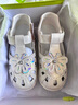 江博士夏季女童学步凉鞋 透气小白鞋可爱公主童鞋包头儿童凉鞋 米色 28 脚长约17.2-17.8 实拍图