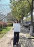 帛芮休闲裤女夏季速干裤美式提臀高腰阔腿工装裤女直筒运动裤伞兵裤 实拍图