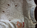 柘雨 孕妇装夏装套装纯棉韩版中长款打底衫短袖宽松T恤孕妇装大码夏上衣 白色上衣+孕妇七分裤 XXL(140-170斤) 实拍图