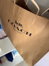 蔻驰（COACH）【官方授权店】女士city15小号单肩斜挎包托特包PVC配皮送女友 CW032IMXDM浅卡其色 实拍图