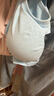 美德乐（Medela）哺乳文胸产后喂奶孕妇内衣单层前开扣轻盈款 奶油色 XL 实拍图
